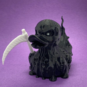 รูปปั้นเป็ดตายที่น่าสะพรึงกลัวที่ตายแล้วพิมพ์3D เคียวแดงสำหรับงานสำเร็จการศึกษา - Product Image 1