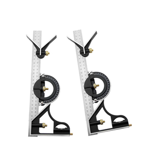 Độ Chính Xác Cao Thép Không Gỉ 90 Độ Right Angle Cai Trị Đ<span class=keywords><strong>a</strong></span> Chức Năng Di Động Chế Biến Gỗ Di Chuyển Vuông Góc Cai Trị OEM - Product Image 1