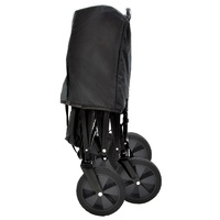 Chariot de transport pliable Uni-Silent en gros pour usine, chariot utilitaire d'extérieur, poussette de camping, chariot de jardin, chariot de plage pliable, plateforme de transport