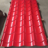 Tôle d'aluminium ondulée 6063 prépeinte, tempérée T6, revêtue de couleur, pour structure en acier, toiture et enceinte