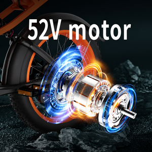Bici Elettrica Smart per Adulti con Batteria al Litio 48V/52V 16AH/20AH, Pneumatici Fat, Bici Elettrica da Montagna - Spedizione da <span class=keywords><strong>Magazzino</strong></span> USA - Product Image 3