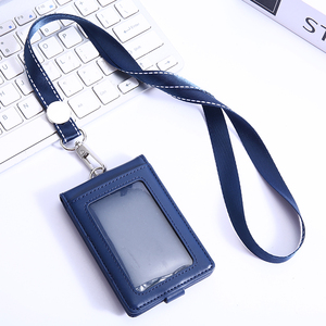 Wholesale Two-ply Cowhide Leather Slim Credit Card Holder Minimalist Card Holder <strong>Wallet</strong> <strong>with</strong> ID Window Front <strong>Pocket</strong> - Product Image 6