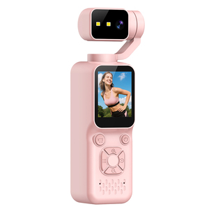 ไม้เซลฟี่พร้อมกล้องแอคชั่นพกพา 4K HD ระบบกันสั่น โฟกัสอัตโนมัติ หมุนได้ 360 องศา กล้องวิดีโอแบบพกพาสำหรับการเดินทางกลางแจ้ง มีสินค้าพร้อมส่ง - Product Image 1