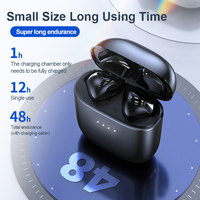 Écouteurs Stéréo Sans Fil Bluetooth 5.0 avec Contrôle Intelligent, Casque de Jeu Stéréo Bass avec Micro, Écouteurs Intra-Auriculaires Sans Fil