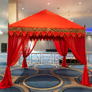 Carpa para Eventos al Aire Libre, Tipo Pagoda, Doble Capa de Tela de Algodón, Resistente al Viento, Protección UV, Ignífuga (DIN4102), Tres Estaciones, MSI - Product Image 1