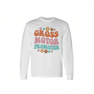 Camiseta de manga larga Gross Motor Promoter para fisioterapeutas PT Squad con diseño moderno - Product Image 2