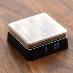 Báscula Electrónica Radiante Little <span class=keywords><strong>Hacker</strong></span>, Material de Madera, Funciona con Batería, Diseño Inteligente y Ligero para Uso en la Cocina, Medición Precisa - Product Image 3