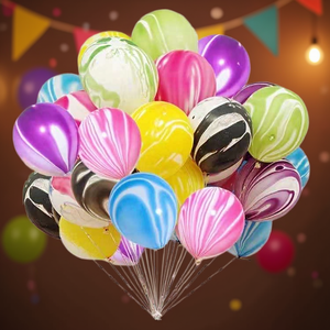 Globos de Látex con Diseño Tie Dye y Efecto Espiral, 12 Pulgadas, 6 Piezas, para el Día de la Madre, Fiestas de Cumpleaños, Eventos, Decoración Infantil - Product Image 2