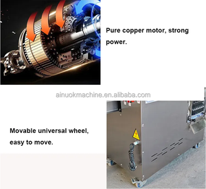 Professional bonless horizontal stainless steel raw machine for dried hobart meat <b>slicer</b> - Product Image 6