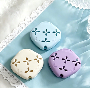 Silicone <b>Shower</b> Steamers Holder Bathroom Fragrance Storage Box, Wall Mounted Suction Cup <b>Shower</b> Aromatherapy <b>Tray</b> - Product Image 1