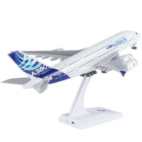 Cadeaux d'affaires 30cm 1:240 Modèle d'avion USB Light Airbus Plane Simulation B777 B747 A380 B787 A350 C919 Modèle d'avion en résine