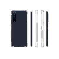 4 coins Antichoc TPU Complet Housse de Protection pour Téléphone Portable pour Sony Xperia 1 II