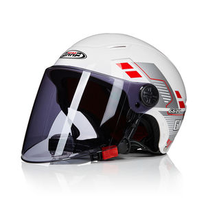 <span class=keywords><strong>Moto</strong></span> Street Bike Casco Open Half Face Scooter <span class=keywords><strong>Casque</strong></span> de <span class=keywords><strong>moto</strong></span> avec <span class=keywords><strong>large</strong></span> champ de <span class=keywords><strong>vision</strong></span> - Product Image 2
