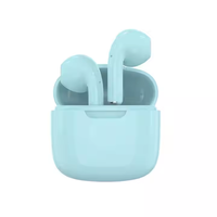 Earbud TWS Mini Nirkabel Laris Manis, Bass Tinggi, Headphone In-Ear, Indikator Baterai, V5.4, Stereo