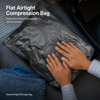 Sac de compression ultra-léger en nylon TPU imperméable pour voyages d'affaires et activités de plein air, organisateur de valise sans pompe pour gagner de la place