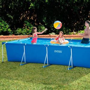 INTEX-PISCINA RECTANGULAR <span class=keywords><strong>de</strong></span> tamaño pequeño para exteriores, <span class=keywords><strong>Alberca</strong></span> sobre el suelo, Intex, 28270 - Product Image 2