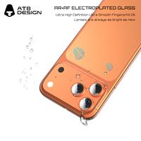 ATB 2025 – Nouveauté : Film de protection d'objectif bleu pour iPhone 17 Pro Max – Accessoire pour téléphone portable