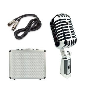 <span class=keywords><strong>Microfono</strong></span> Dinamico Classico Retrò Stile <span class=keywords><strong>Vintage</strong></span> Unidirezionale Cardioide per Esibizioni dal Vivo e Registrazioni in Studio - Product Image 6