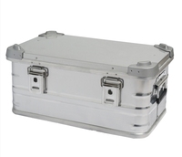 Boîte de rangement en aluminium pour camion en métal pour camping et expédition Boîte d'équipement de résistance