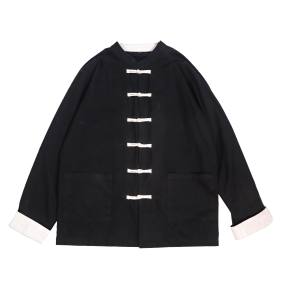 男士传统中式服装汉服上衣长袖唐装功夫衬衫开衫外套 - Product Image 1