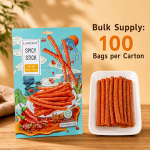 Snack Latiao Piccante Personalizzato a Base Vegetale Vegano Halal OEM ODM - Product Image 1
