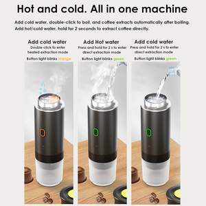 ชุดกาแฟและชาขายส่ง เครื่องชงเอสเพรสโซแบบพกพา รุ่นปี 2025 พร้อมระบบทำความร้อนน้ำ ใช้ได้กับกาแฟบด - Product Image 2