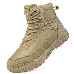 <span class=keywords><strong>Botas</strong></span> tácticas transpirables ajustables con punta redonda con tela suave para entrenamiento táctico - Product Image 2