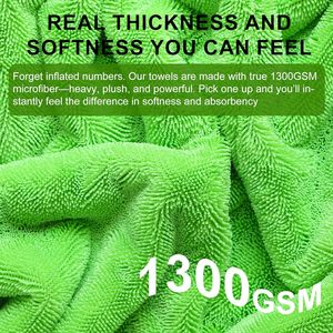 Serviettes en microfibre pour voitures OEM/ODM, double torsion, haute densité, résistantes à la décoloration, super absorbantes, sans peluches, sans rayures, utilisées pour les voitures <span class=keywords><strong>BMW</strong></span> - Product Image 6