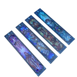 Metal <b>Bookmark</b> Anime Design 65mm Gold Color Die Cutting Printing Stationery Gift - Product Image 5
