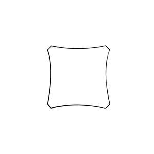 Voile d'ombrage Perel-CARRÉ-3.6x3.6 m-COULEUR: CRÈME - Product Image 3
