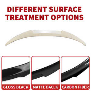 Hancheng haut taux de rachat ABS fibre de carbone Look aileron d'aile de coffre arrière pour <span class=keywords><strong>Audi</strong></span> <span class=keywords><strong>A5</strong></span> Sportback <span class=keywords><strong>coupé</strong></span> B9 4 portes 2017 + - Product Image 4