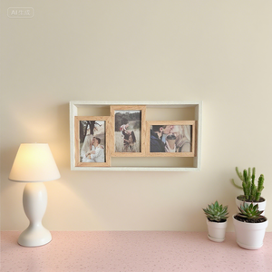 Wooden 3 Opening Picture <strong>Frame</strong> FOR Collage Memories and Family <strong>Photos</strong> - Product Image 6