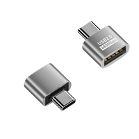 Adaptor OTG USB-C Female ke USB2.0 Male Baru dengan Output DC Mendukung Transfer Data 10W 480Mbps untuk Ponsel