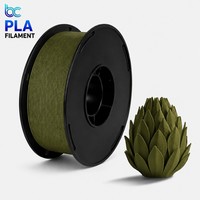 Filament PLA Becreative 1,75 mm, bobine de 1 kg, bobine robuste, sans nœuds, rangement facile, compatible avec le moulage, impression fluide, imprimante 3D