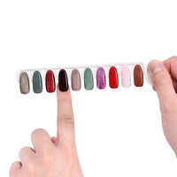 Livre d'échantillons et nuancier de vernis à ongles blancs personnalisés pour usage professionnel en salon de manucure
