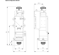 Tête de découpe laser intelligente Raytools BS03K CAT 3kW avec mise au point automatique pour machine de découpe laser à fibre pour métaux industriels