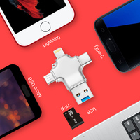 Clé USB multifonction 2.0 3.0, lecteur flash USB 16 32 64 128 256 512 Go, smartphone USB type C OTG 4 en 1, clé USB