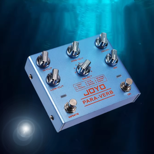 JOYO R-31 1 PARA-VERB 9-mode กีตาร์มิวสิคเพดัลพร้อมเอฟเฟกต์คันทร์พอยต์รีเวิร์บ โมโน/สเตอริโอ 6.35 มม. สเตอริโออินพุต/เอาต์พุต - Product Image 3