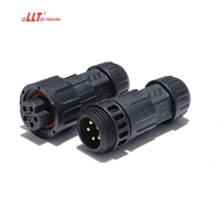 Connecteur de câblage électrique Lilutong IP68 étanche à 5 broches M19, type aviation, 2, 3, 4, 5, 7, 8, 9, 14 broches