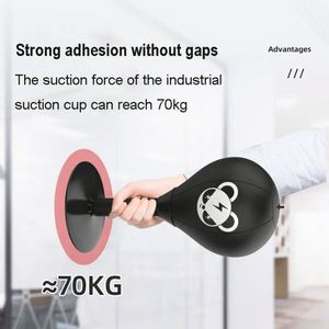 Sac de frappe de bureau pour enfants Speed Bag - Buster avec ventouse, robuste, anti-stress, balle de boxe réflexe - Product Image 4