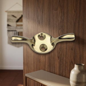 Direct Factory Supply Solid Brass <b>Cleat</b> <b>Hook</b> for Wall Mounting or Hanging Coats and Towels Available at Worldwide Supply - Product Image 4