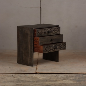 Mesa de Noche de Madera con Cajón de Almacenamiento y Aspecto Elegante, Muebles de Dormitorio para el Hogar, Suministros al por Mayor - Product Image 2