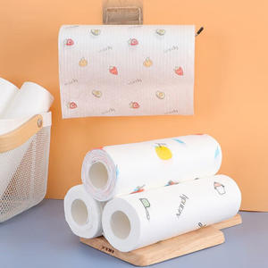 最优惠价格定制100% 涤纶水刺无纺布轻质粘胶/宠物湿巾卸妆毛巾 - Product Image 6