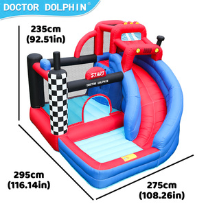 <span class=keywords><strong>Castillo</strong></span> Inflable con Tobogán Doctor Dolphin, <span class=keywords><strong>Castillo</strong></span> de Brinco Personalizable para Niños, Interior y Exterior - Product Image 5
