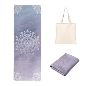 CZFIY Tapete de yoga antideslizante con diseño plegable, espesor silencioso y absorción de impactos, perfecto para deportes y fitness para hombres y mujeres - Product Image 1