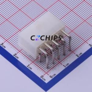 C4255WR-F-2X05PN2NT1N00B Wire-to-Board Pin Header Bent Lead Through Hole,P=4.2mm Connector 2x5P 4.2mm Right Angle Insert 10P - Product Image 2