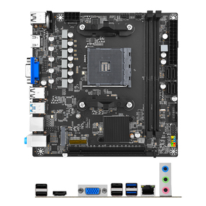NEW AM4 <strong>CPU</strong> <strong>Socket</strong> DDR4 ITX B350M-I Desktop Motherboard with Double Memory Channel SATA Hard Drive Supports 64GB - Product Image 6