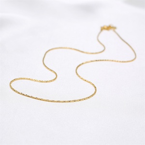 Wholesale Choker Necklace Custom Gold Plated Personalized Jewelry <b>Chain</b> Necklace - Product Image 4