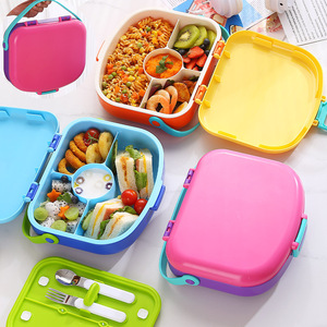 Boîte à lunch portable à compartiment transfrontalier isolé pour étudiants et enfants <span class=keywords><strong>Accessoire</strong></span> alimentaire <span class=keywords><strong>micro</strong></span>-ondable - Product Image 1