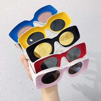 Square Sunglasses for Men and Women, Candy Color